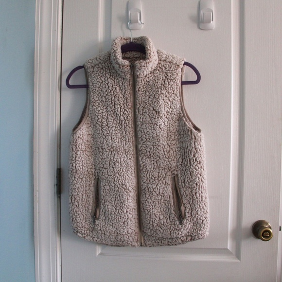 Teddy Bear Vest with Functional Zipper Pockets - Picture 1 of 1